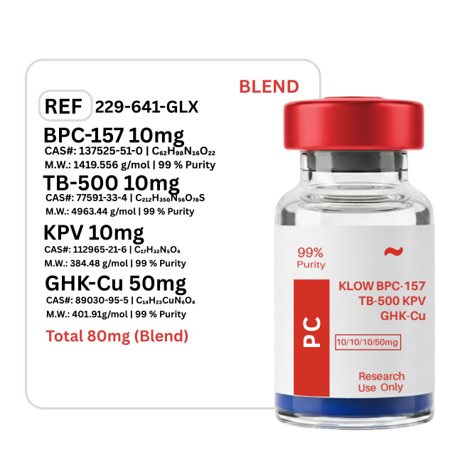 KLOW (BPC-157 + GHK-Cu + TB-500 + KPV)
